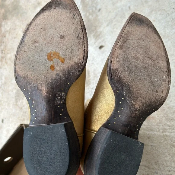 Ariat Women's Tailgate Gold Western Boots - Snip Toe SIZE 10 - Picture 6 of 7